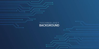 Teknoloji Soyut çizgileri ve noktalar arkaplan vektörü illüstrasyonunu birleştirir.