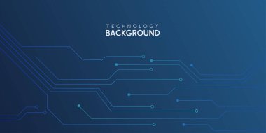 Teknoloji Soyut çizgileri ve noktalar arkaplan vektörü illüstrasyonunu birleştirir.