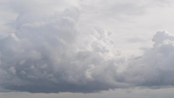 Timelapse Movimento Grande Nube Tuono Nel Cielo Tempesta Pioggia Tempo — Video Stock