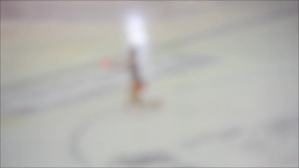 Childrens Figure Skating Competition Children Competitions Figure Skating Children Children — Stock Video