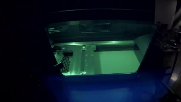 Working Printer Metal Printer Printing Object Metal Powder Working Chamber — Video