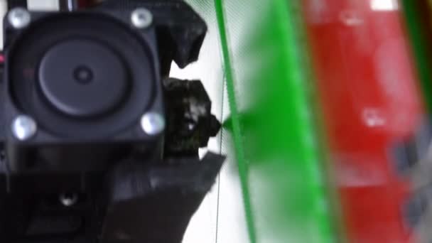 Pencetak Purwarupa Dari Plastik Cair Proses Membuat Model Prototipe Pada — Stok Video
