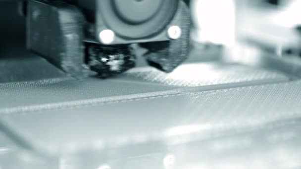 Прототип Принтера Друку Іграшок Розплавленого Пластику Процес Створення Прототипу Моделі — стокове відео