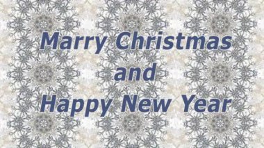 Mutlu Noeller ve yeni yılınız kutlu olsun mavi renk tasarımı. Animasyon arka plan kutlaması. Beyaz kar taneleri kışı geçirir. Kusursuz metin arkaplanı döngüsü. Hareket ögesi gif canlandırılmış döngü arkaplanı.