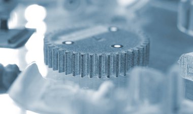 Erimiş plastik tozundan üç boyutlu yazıcıya basılmış bir nesne. Erimiş siyah poliyamid tozundan 3 boyutlu yazıcıya basılmış bir model. Yeni katkı maddesi 3D baskı Çok Jet Füzyon MJF teknolojisi