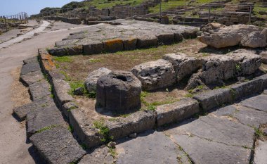 Tharros harabeleri, Sardunya 'nın merkezindeki Cabras' taki Sinis yarımadasında antik bir Fenike şehri.