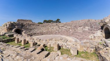 Sardunya İtalya nora antik kalıntıları