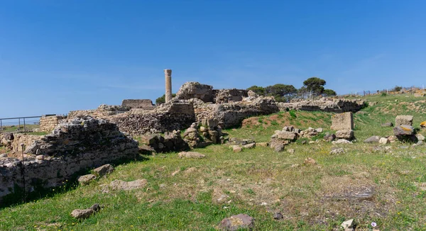 Antiguas Ruinas Nora Cerdeña Italia — Foto de Stock