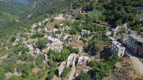 Ruïnes Van Spookstad Gairo Centraal Sardini — Stockfoto