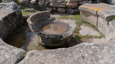 nuraghe barumini - su nuraxi nuragic complex su nuraxi in barumini in central sardinia