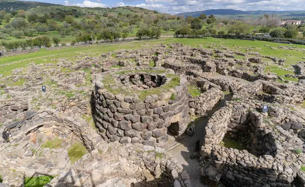 nuraghe barumini - su nuraxi nuragic complex su nuraxi in barumini in central sardinia