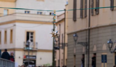 star of the Sartiglia - The steel star, one of the main symbols of the Sartiglia of Oristan clipart