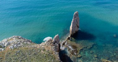 Kristal turkuaz deniz renkleriyle Sardunya plajları