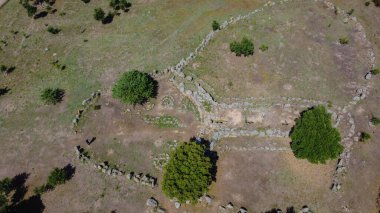 Sardunya 'nın merkezindeki Gonnosfanadiga' daki Nuragic devleri San Cosimo 'nun mezarı.