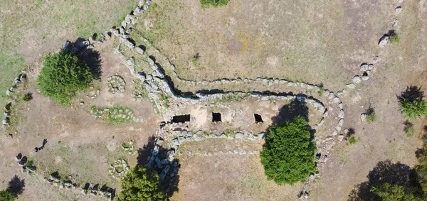 stock image Tomb of the Nuragic Giants san Cosimo in Gonnosfanadiga in central Sardinia