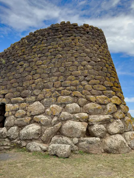 stock image nuraghe losa with enough details of the site and the nuragic complex