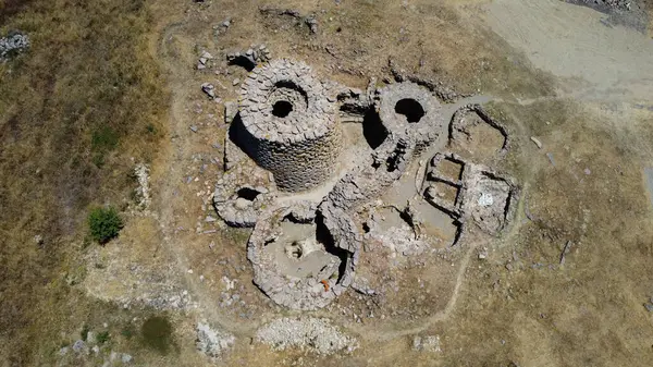 Stock image Nuraghe Piscu, Suelli, consists of a truncated cone tower and is one of the most beautiful nuraghi