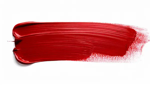 stock image red chroma brush stroke on white background