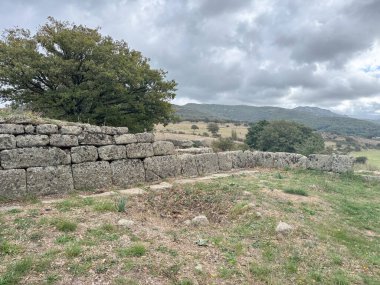 Tomb of the Giants of Madau in Fonni, central Sardinia clipart