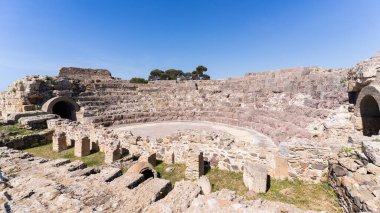 Nora harabeleri, antik Roma Pön şehri, Pula, güney Sardunya