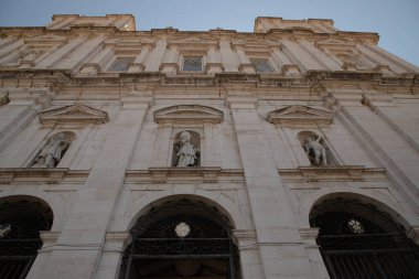 Lizbon, Portekiz - 07 Temmuz 2024; Lizbon şehri manzarası ve ana gösteriler