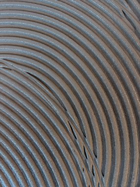 Dokulu Dairesel Desen Soyut Endüstriyel Yüzey