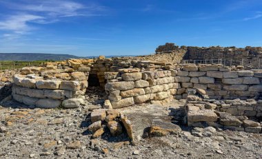 İtalya, Sardunya 'daki Nuraghe Su Mulinu harabeleri