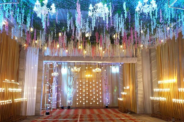 Landscape View India Weeding Entry Gate Marriage Ceremony — Fotografia de Stock
