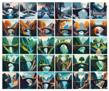 İki dağ ve tüm mevsimler arasında doğal bir köprü.