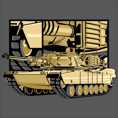 Detaylı vektör tankı