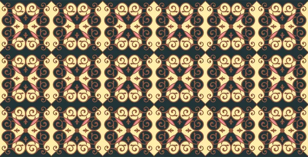 Beau Motif Batik Ornemental Devenu Symbole Traditionnel Avec Mélange Unique — Image vectorielle