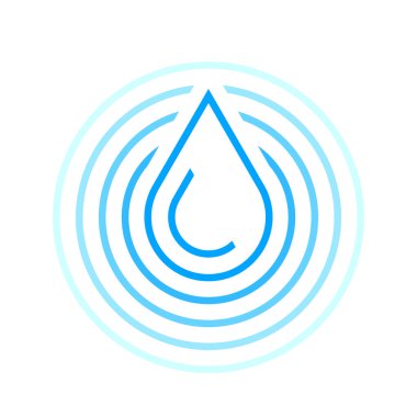 Hyaluronic Asit vektör logo konsepti tasarımı