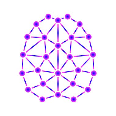 Yapay zeka vektör logosu