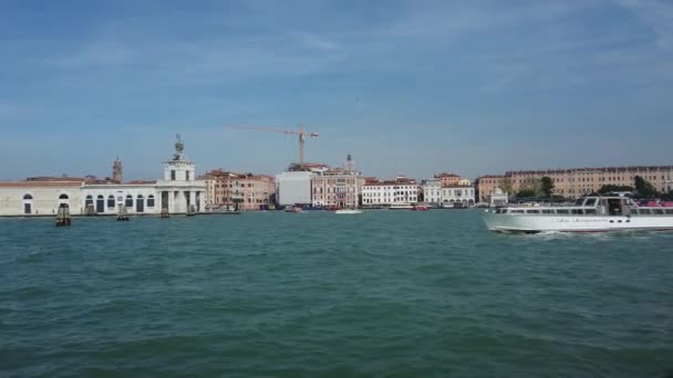 Excursion Bateau Sur Lagune Vénitienne Avec Aperçu Architecture Venise Italie — Video