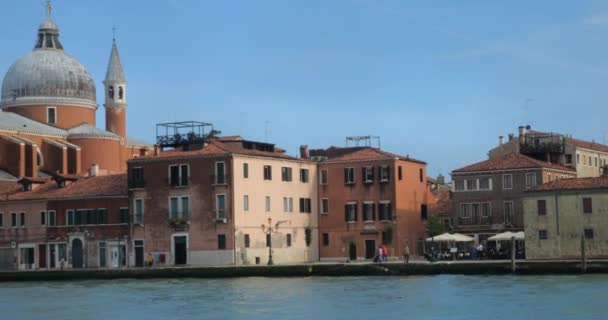 Kirche Des Allerheiligsten Erlösers Allgemein Bekannt Als Redentore Venedig Italien — Stockvideo