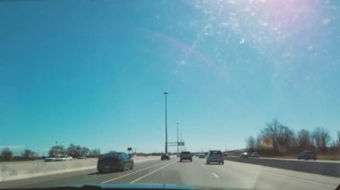 Ontario Trans-Canada Hwy boyunca Ontario, Kanada.