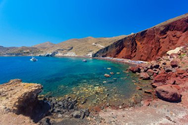 Famous Red Beach, Santorini Island, Greece