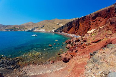 Famous Red Beach, Santorini Island, Greece