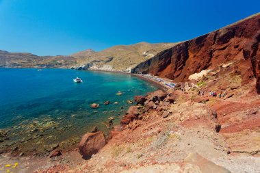 Famous Red Beach, Santorini Island, Greece