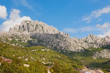 Zadar, Dalmaçya ve Hırvatistan yakınlarındaki Velebit Dağları