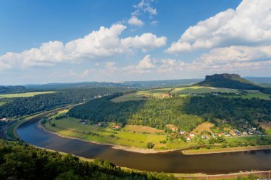 Fortress Knigstein in Saxon Switzerland National Park, Germany