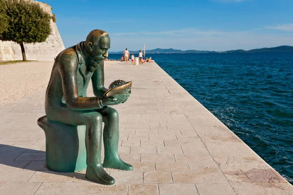 Statue Piro Brusina Zadar Dalmatia Croatia — Stock Photo, Image