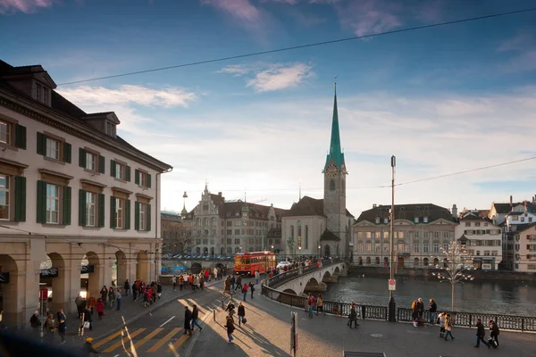 Panoramic View Zurich Switzerland — Stock Photo, Image
