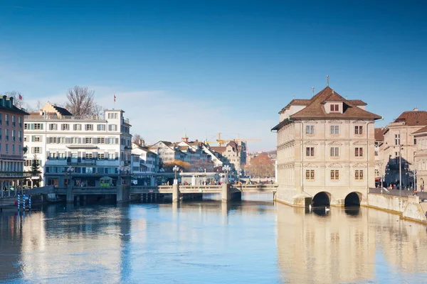 Vista Panorâmica Zurique Suíça — Fotografia de Stock