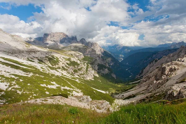 Tre Cime Lavaredo National Park South Tyrol Itália — Fotografia de Stock