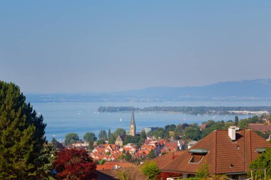 Constance Gölü 'nün panoramik manzarası, İsviçre