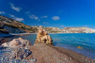 Kıbrıs 'ın Paphos yakınlarındaki Güzel Plaj