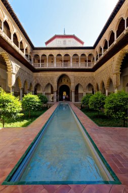 Patio de las Doncellas, Sevilla Sarayı, İspanya