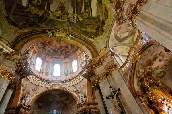 Saint Nicholas Church Interior Prague Czech Republic — Stock Photo, Image