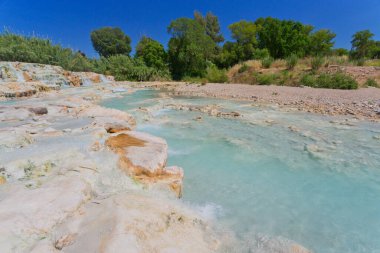 Saturnia termal banyoları, Maremma, Toskana